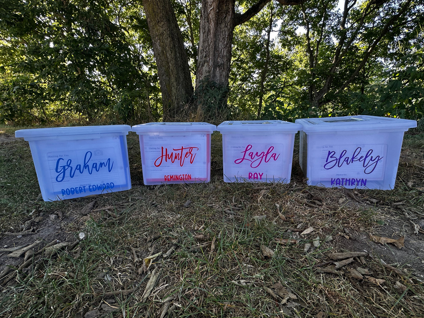 Keepsake Memory Totes