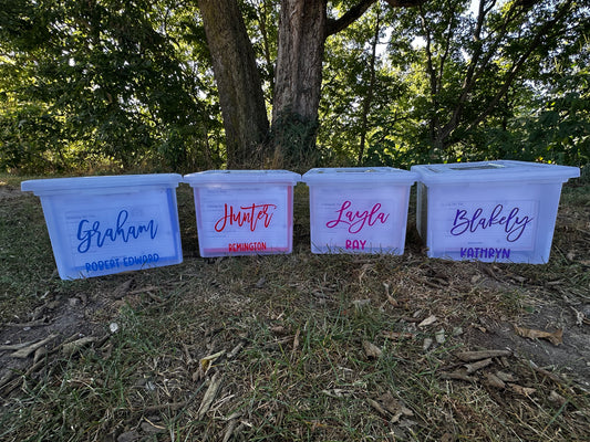 Keepsake Memory Totes
