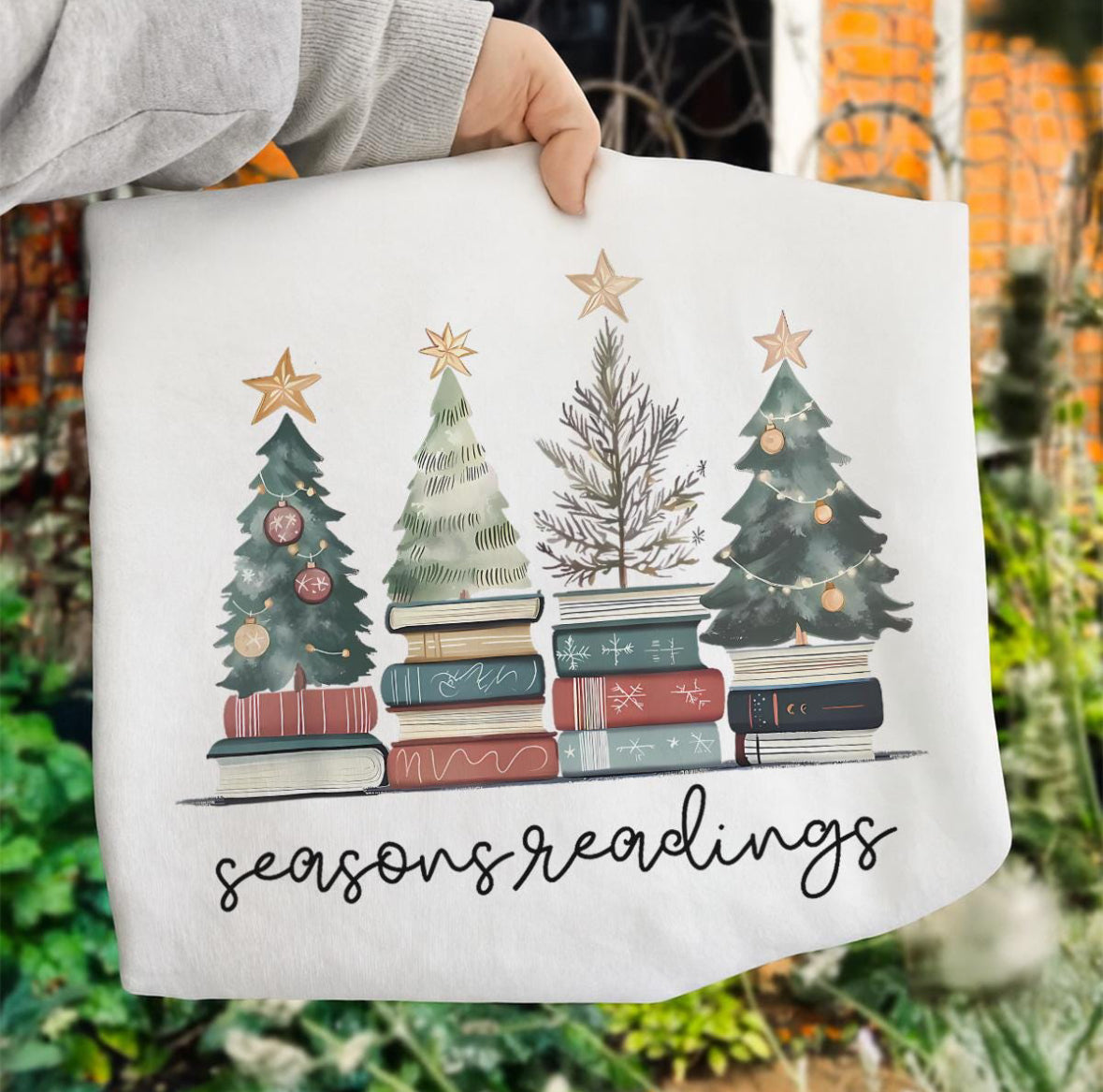Seasons Readings Ash Grey Tee