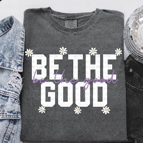 RTS Large Acid Grey T-Shirt Be The Good