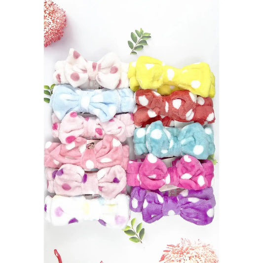 Spa Headbands - Polka Dots