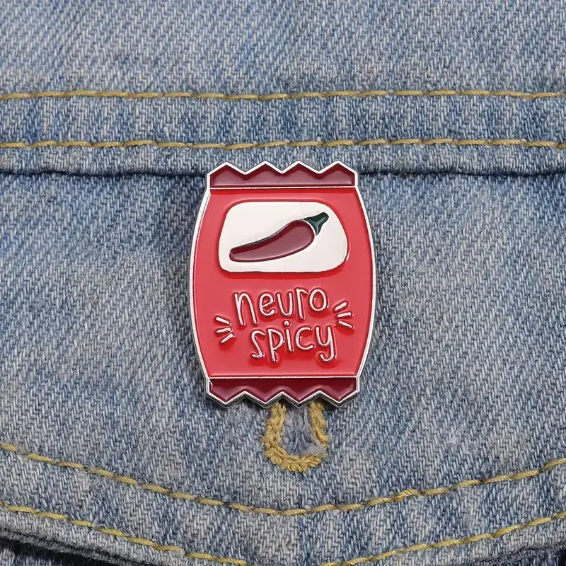 Neuro Spicy Enamel Pin