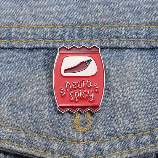 Neuro Spicy Enamel Pin