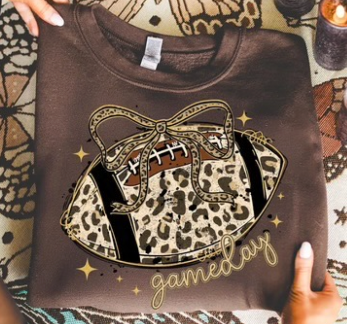 Leopard Gameday Crewneck