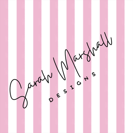 Bubble Gum Pink Stripes