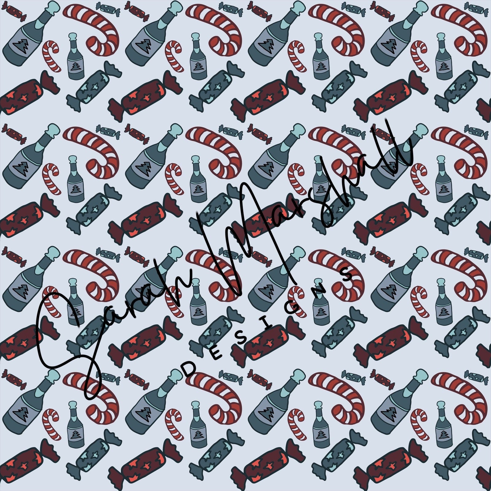 Christmas Candy Seamless File