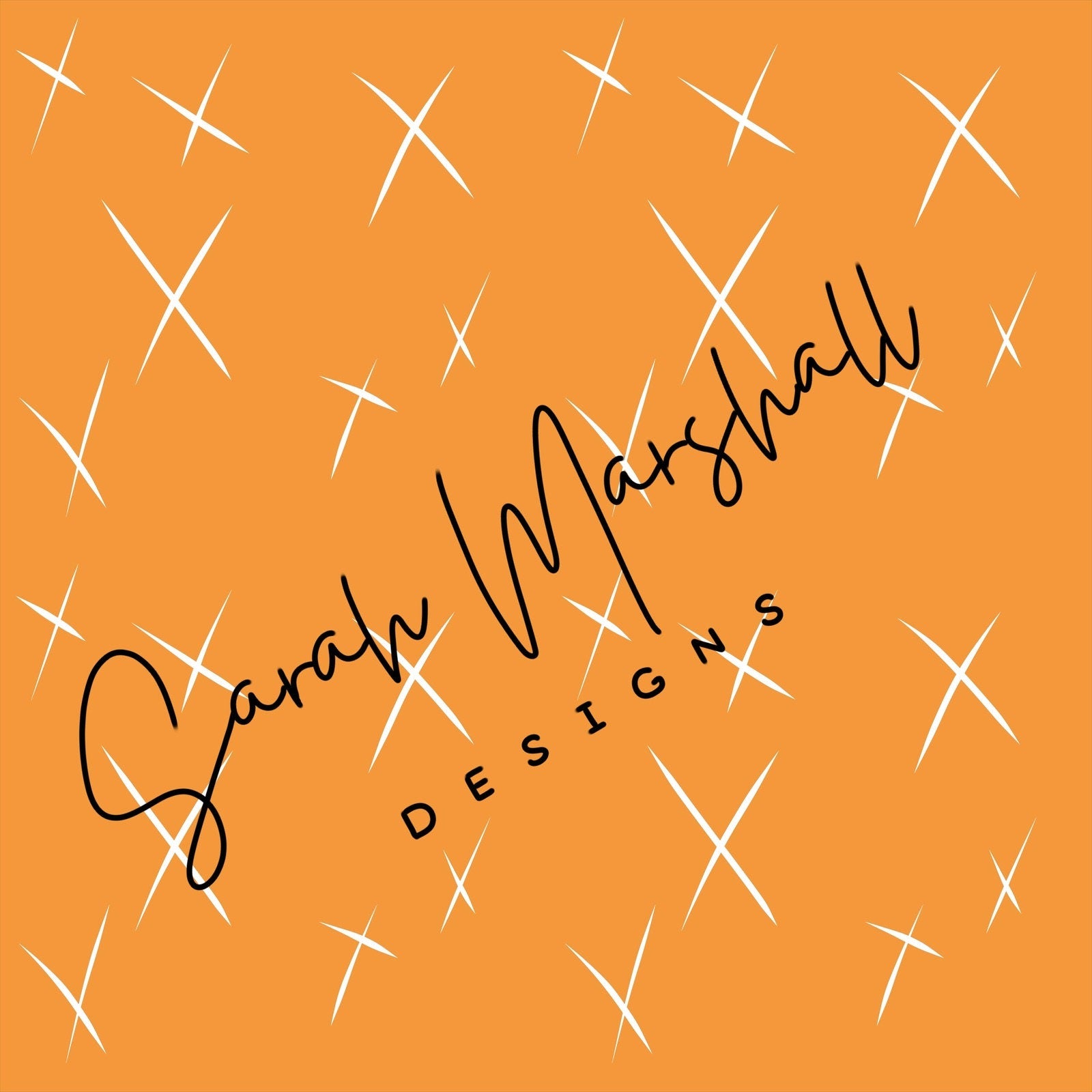 Xx On Orange Seamless File