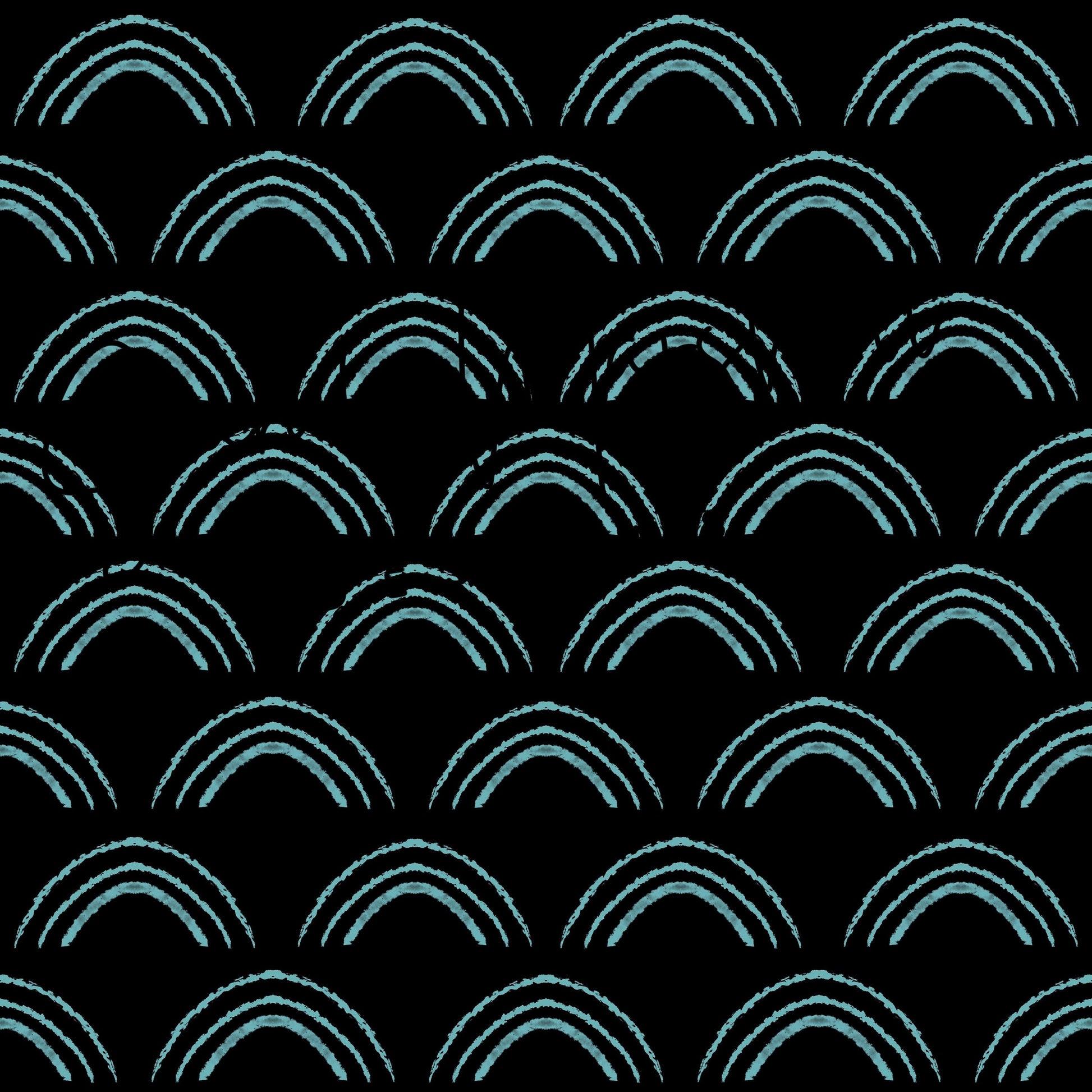 Boho Black Rainbows Seamless File