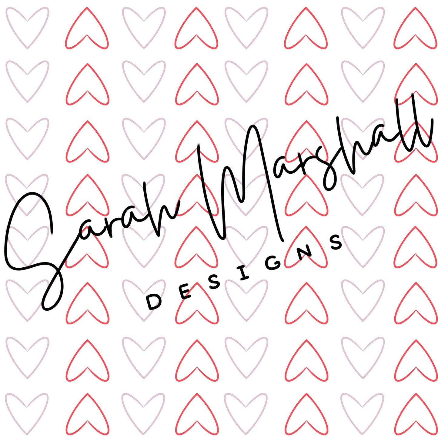 Valentines Day White Hearts Pink Hearts Seamless File, VDay Hearts, Love Day