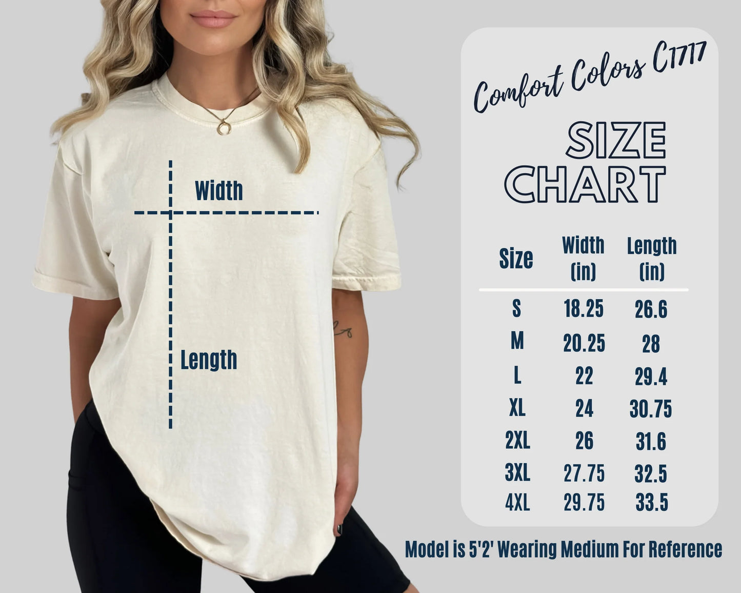 Just A Girl - Ivory CC Tee