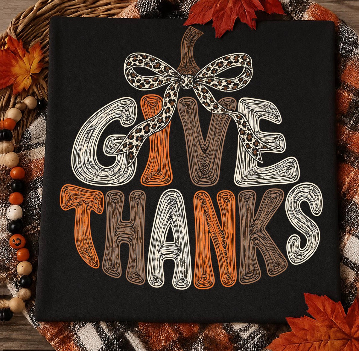 Give Thanks Tee or Crewneck