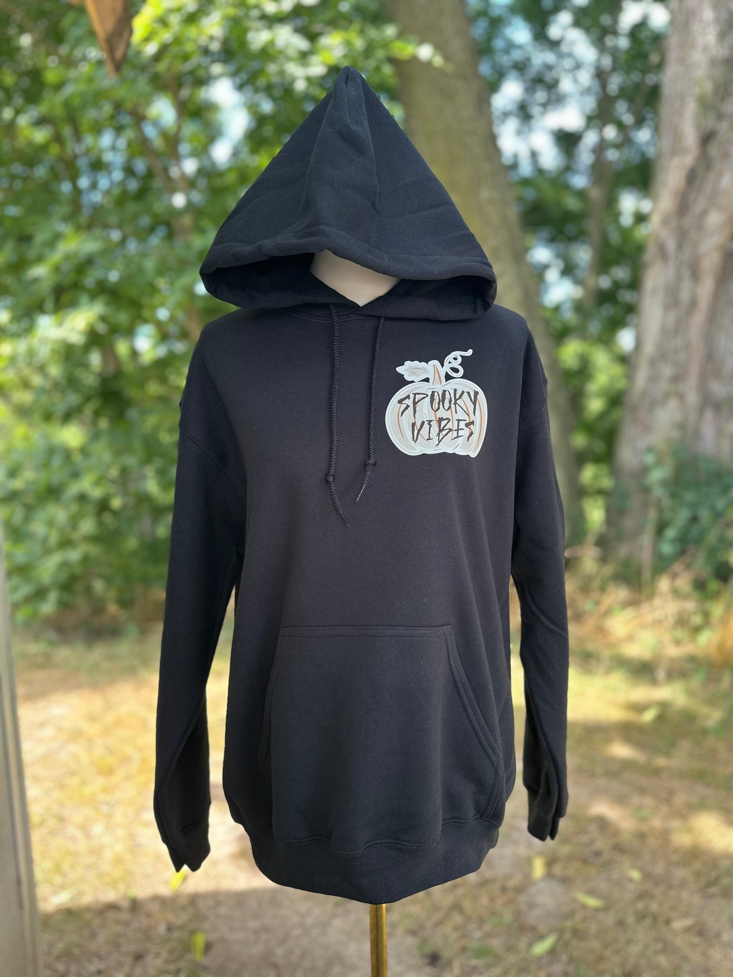 Ghost Face Spooky Vibes Hoodie