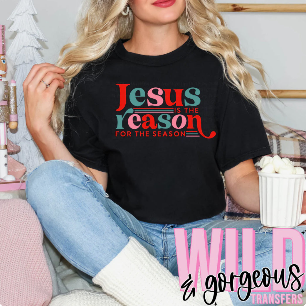 RTS Large WHITE T-Shirt Jesus Is The Reason