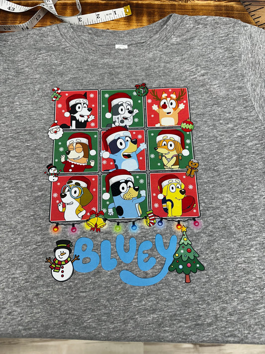 Blue Dog Christmas