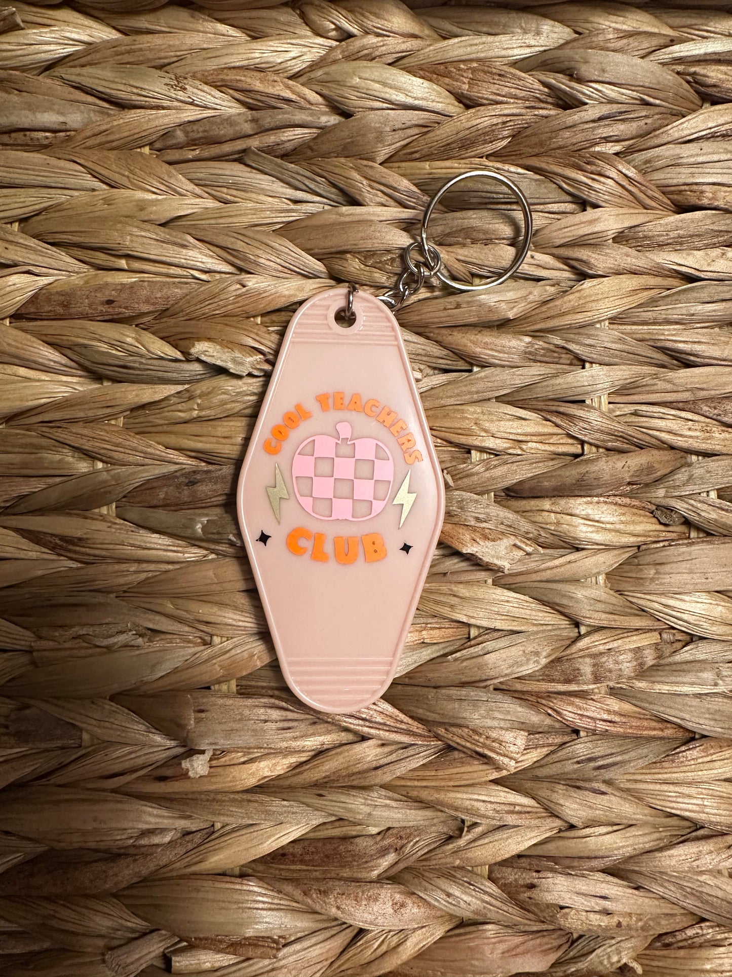 Cool Teachers Club Motel Keychain