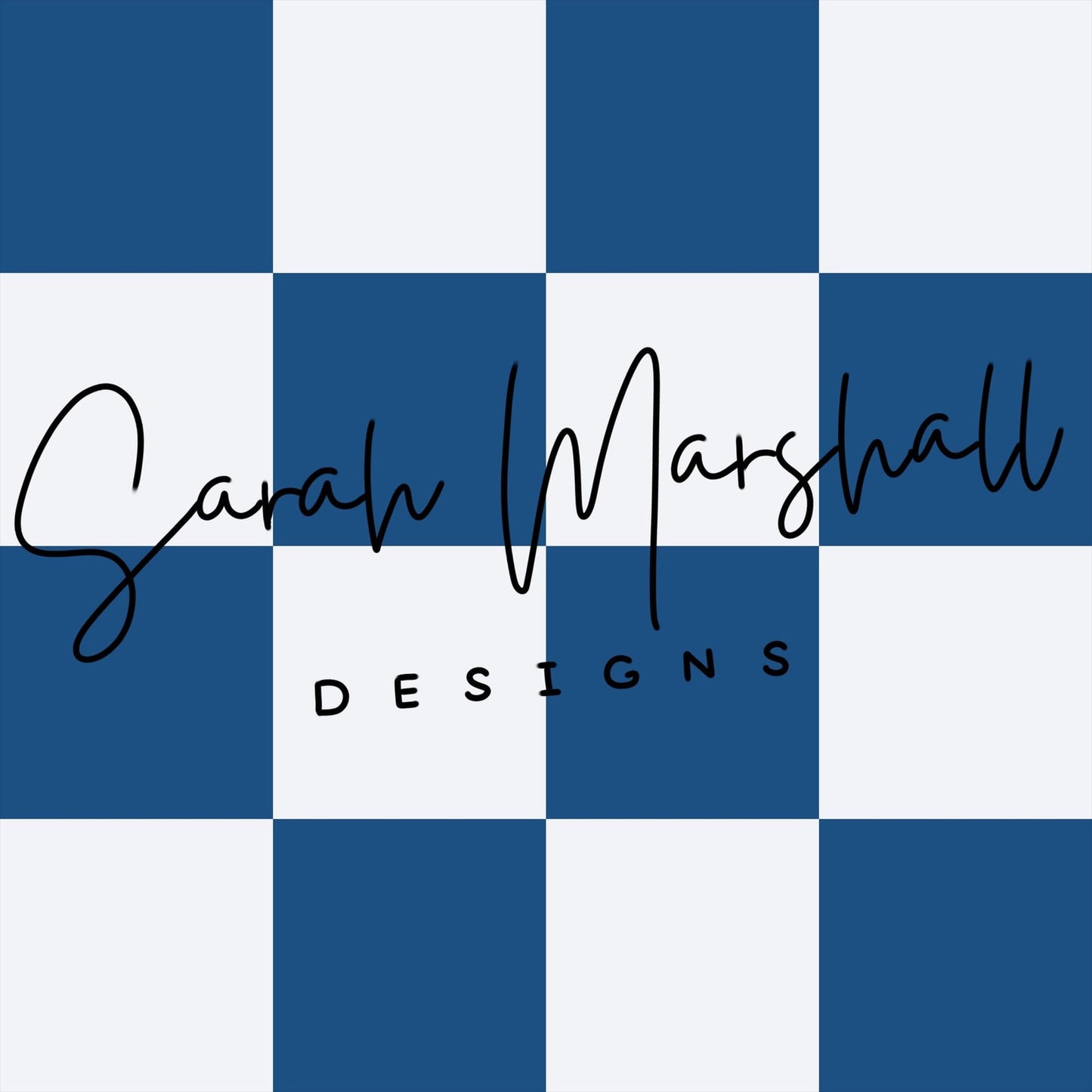 Blue & White Checkered Seamless File