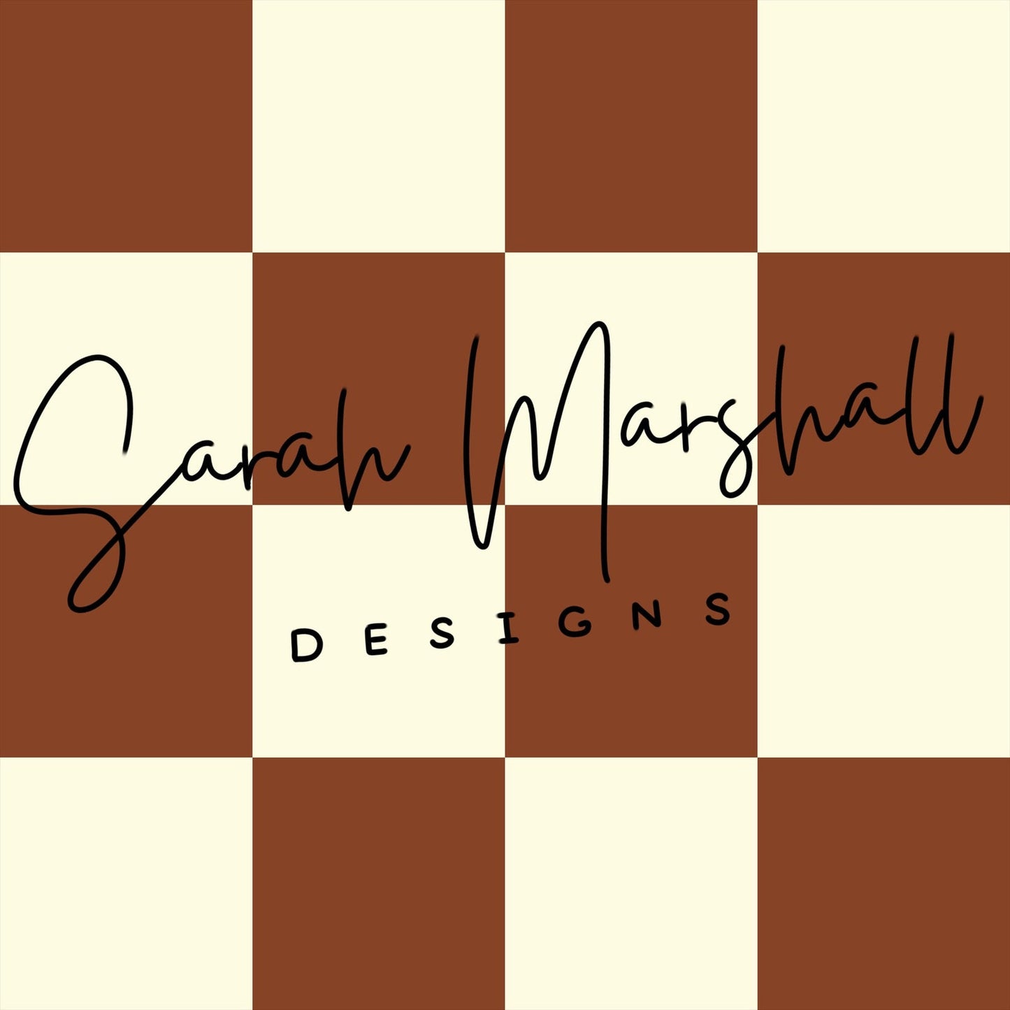 Brown & Cream Checkers Seamless File