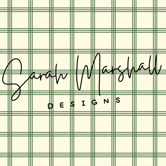 Green Triple Grid Plaid Seamless File