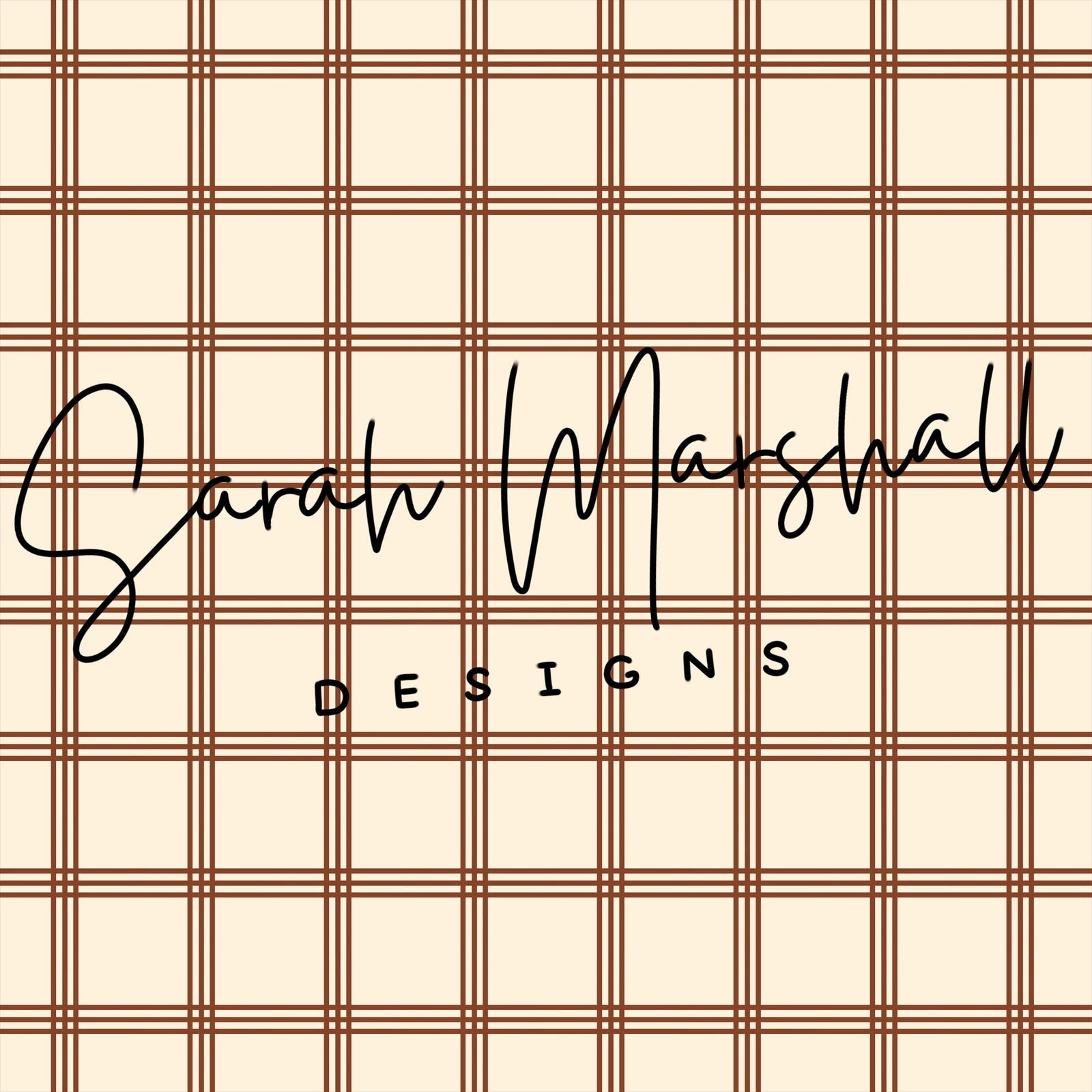 Brown Triple Grid Plaid Seamless File