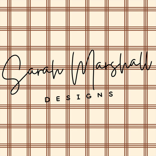 Brown Triple Grid Plaid Seamless File