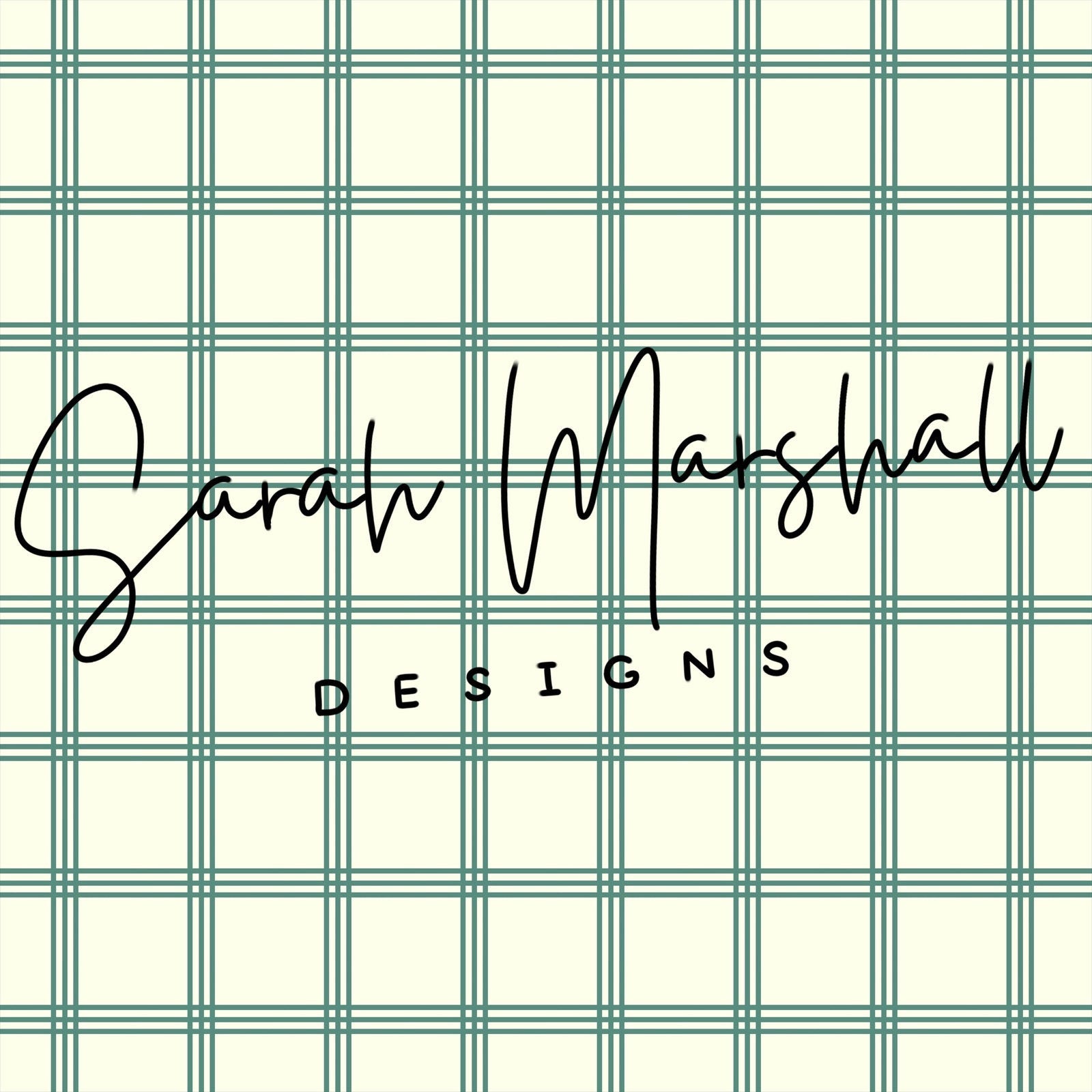 Teal Triple Grid Plaid Seamless File