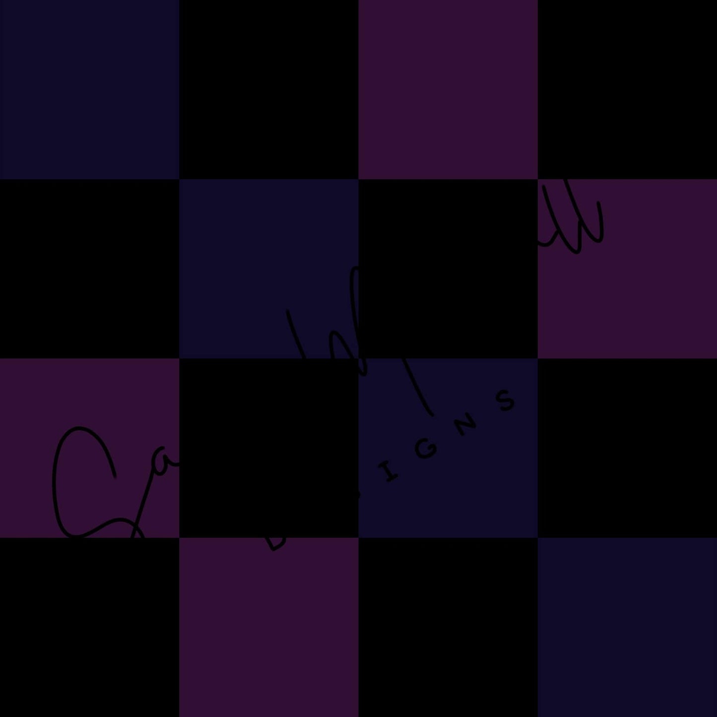 Purple Navy & Black Checkers Seamless File