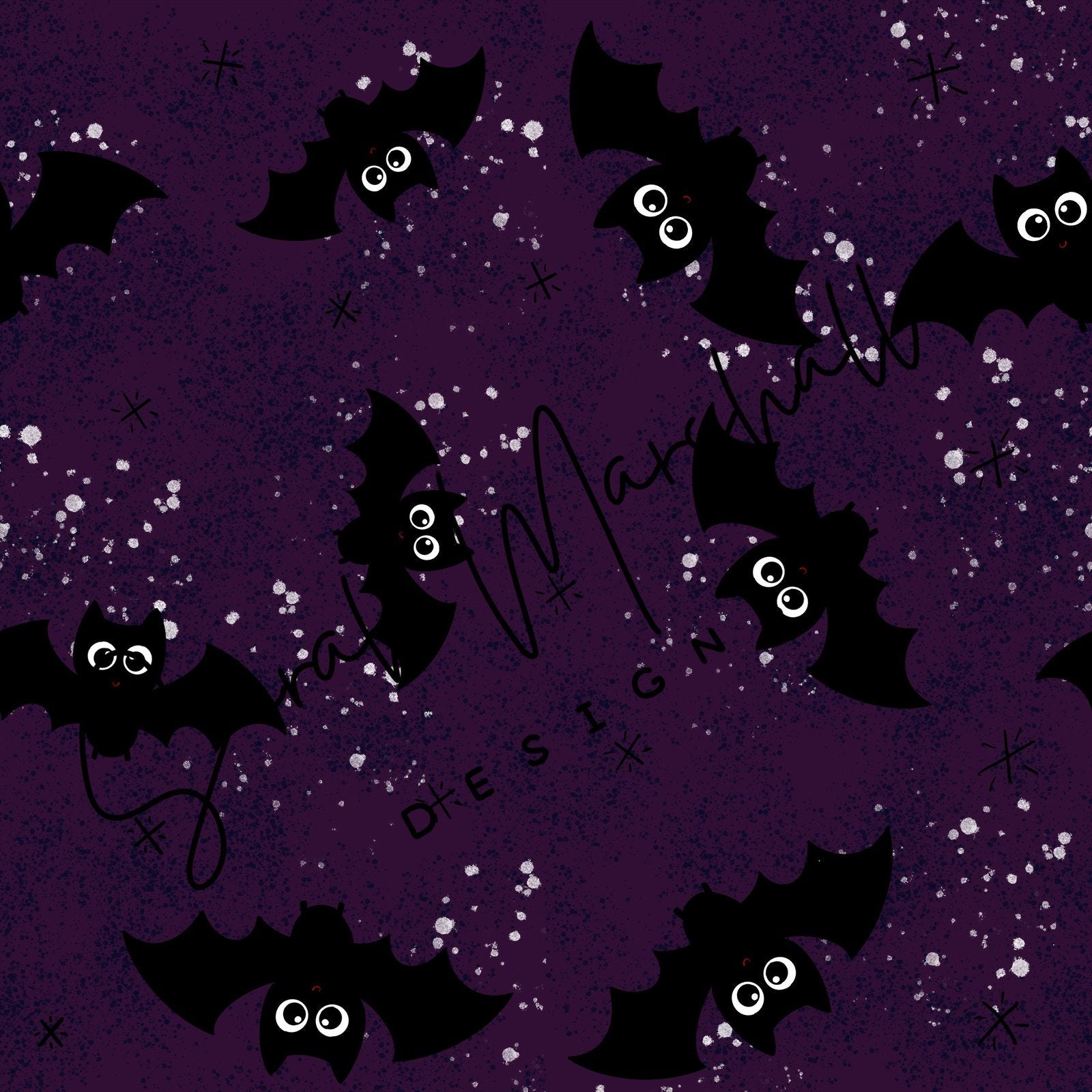 Happy Bats Seamless File