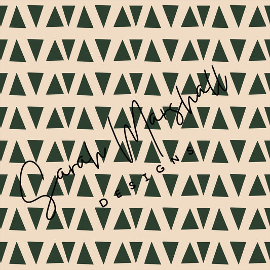 Green Triangles Seamless File