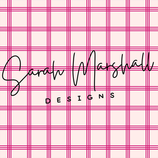 Pink Triple Grid Plaid Seamless File