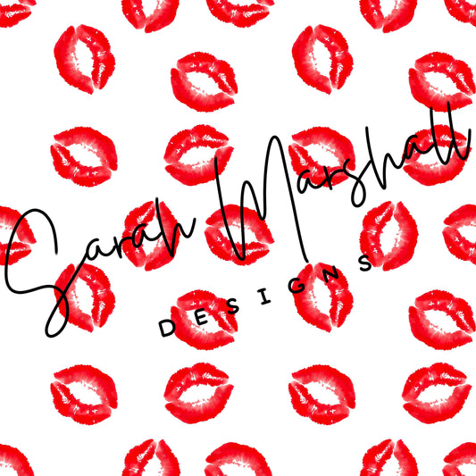 Red Lips Valentine’s Day Seamless File