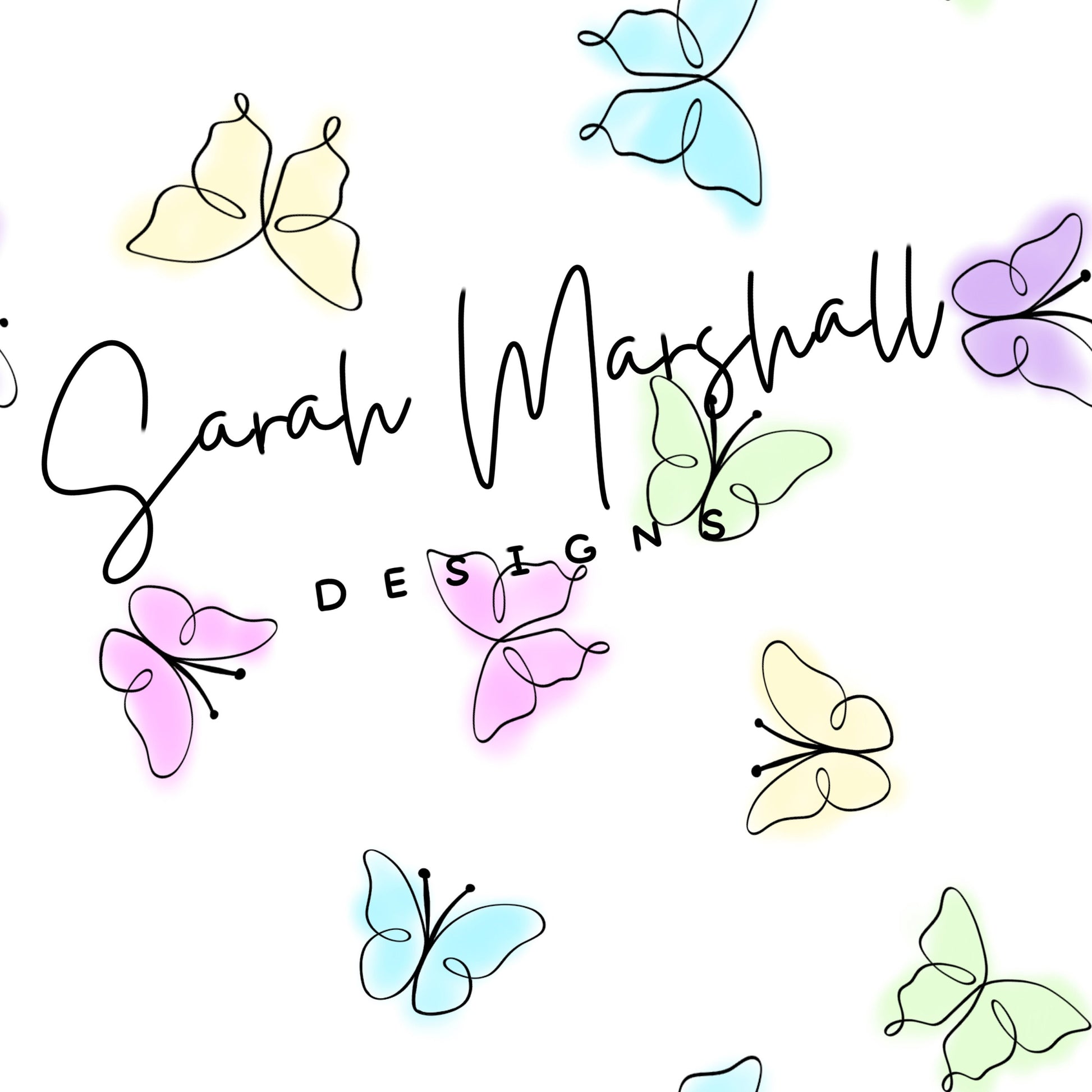 Pastel Butterflies, Seamless File, Spring, Summer